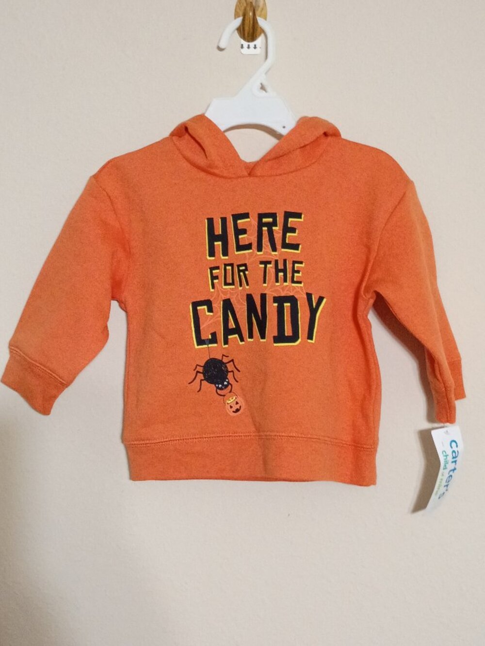 NWT Carter's Baby Halloween Hoodie Size 12m